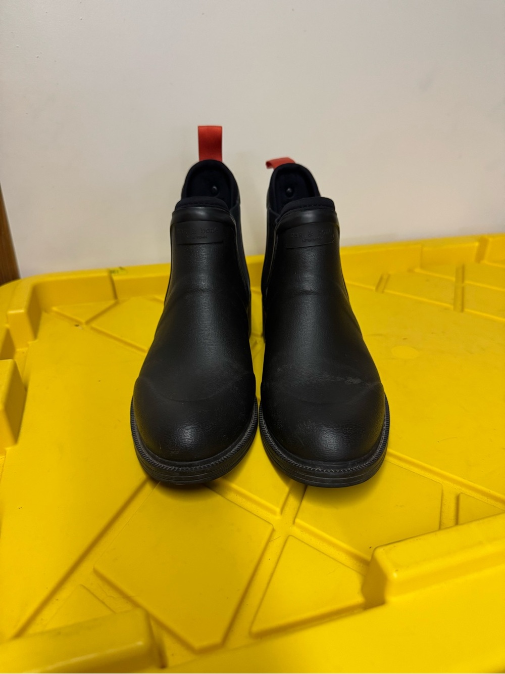 Rag & Bone Darfort Rain Boots Black Chelsea Ankle Boots EU 38